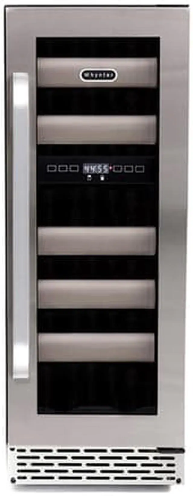 Alt view image 11 of 20 - Whynter BWR-171DS Elite 17 Bottle Seamless Stainless Steel Door Dual Zone Built-in Wine Refrigerator