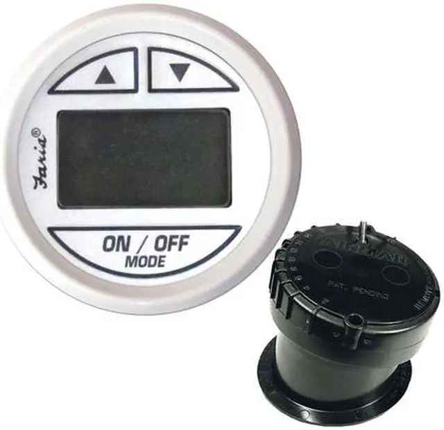 Alt view image 5 of 5 - Faria Beede Instruments Dress White Depth-in Hull Mount 13151