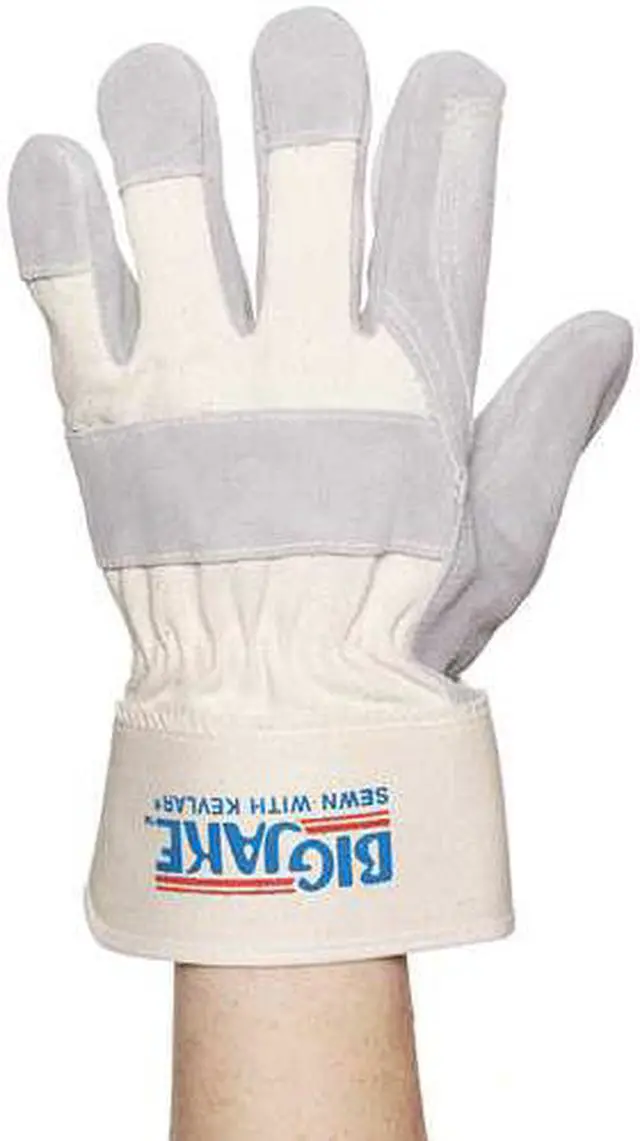 Alt view image 4 of 7 - Memphis Glove - 1711 - Big Jake X-large Doublepalm Leather Glove W/2-3