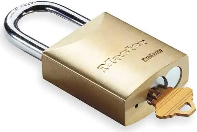 Alt view image 3 of 5 - 470 6830 5 PIN BRASS REKEYABLE PADLOCK KEYED DIFFE 1 EA