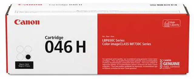 Alt view image 8 of 11 - Canon CRTDG046HBK 046H Toner Cartridge Black