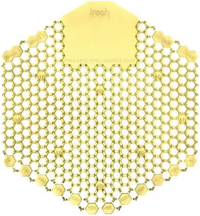 Alt view image 3 of 5 - Fresh Products WDS10CTF Wave Urinal Screen, Citrus, 10/Box