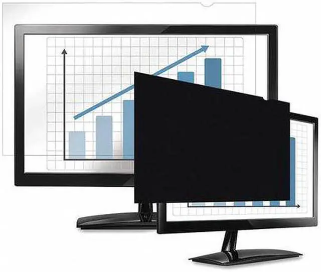 Alt view image 5 of 19 - Fellowes Blackout Privacy Filter, 23.8", Black 4816901