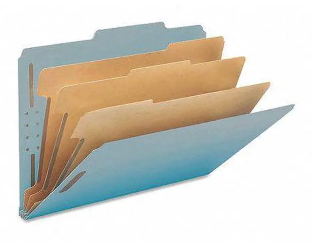 Alt view image 3 of 11 - Smead Classification Folder 3 Div 20 Pt Stk 3" Exp 10/BX Legal BE 19090
