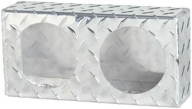 Alt view image 4 of 4 - BUYERS PRODUCTS LB6123ALDT Dual Round Light Box,6x12x3 In.,Alum