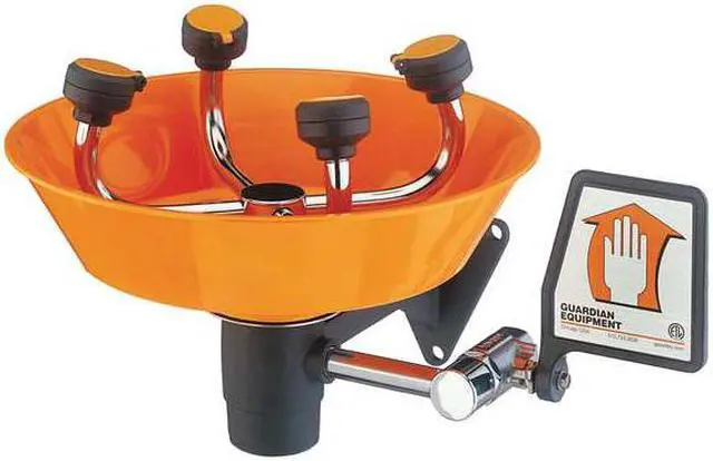 Alt view image 6 of 6 - GUARDIAN EQUIPMENT G1724P Plumbed Eyewash, Wall Mount, Plumbed, 6 11/12 in H.,