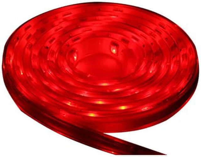 Alt view image 5 of 5 - Lunasea Flexible Strip LED - 5M w/Connector - Red - 12V