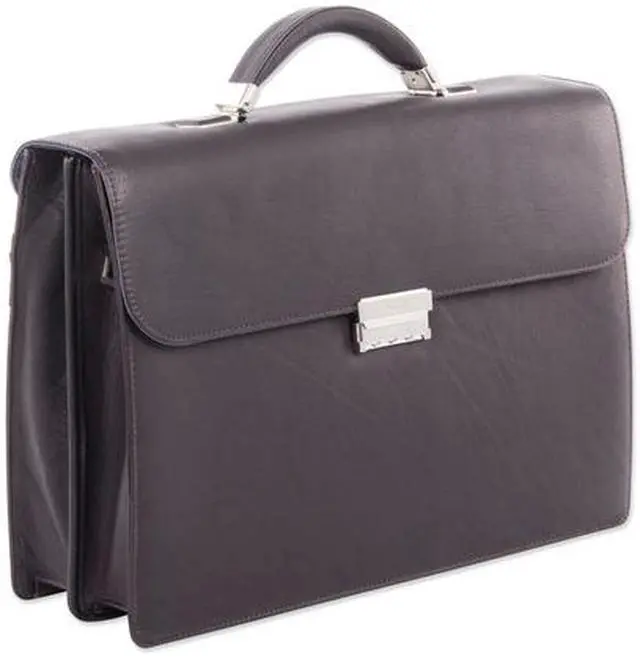 Alt view image 4 of 4 - Swiss Mobility Brown Milestone Briefcase, Holds Laptops, 15.6", 5" x 5" x 12" Model 49545802SM