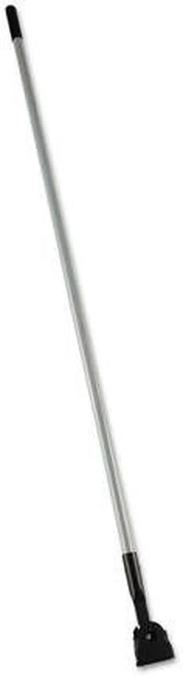 Alt view image 2 of 11 - Rubbermaid Commercial Snap-On Fiberglass Dust Mop Handle 60" Gray/Black M146