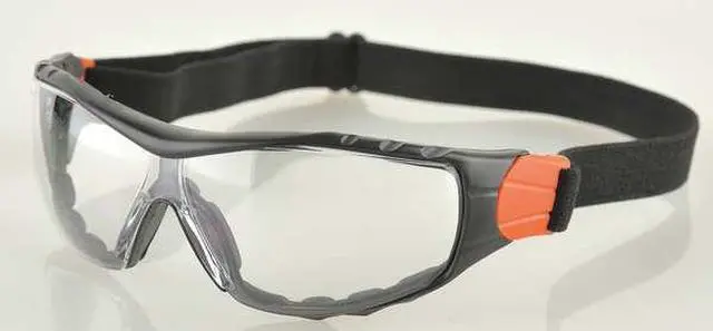 Alt view image 7 of 9 - ELVEX GG-45C-AF Safety Glasses, Wraparound Clear Polycarbonate Lens, Anti-Fog,