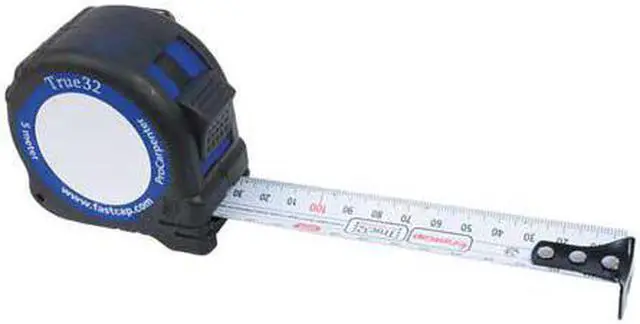 Alt view image 6 of 7 - Fast Cap Tape Measure,1 In x 16 ft,Black/Blue  PMMR-TRUE32
