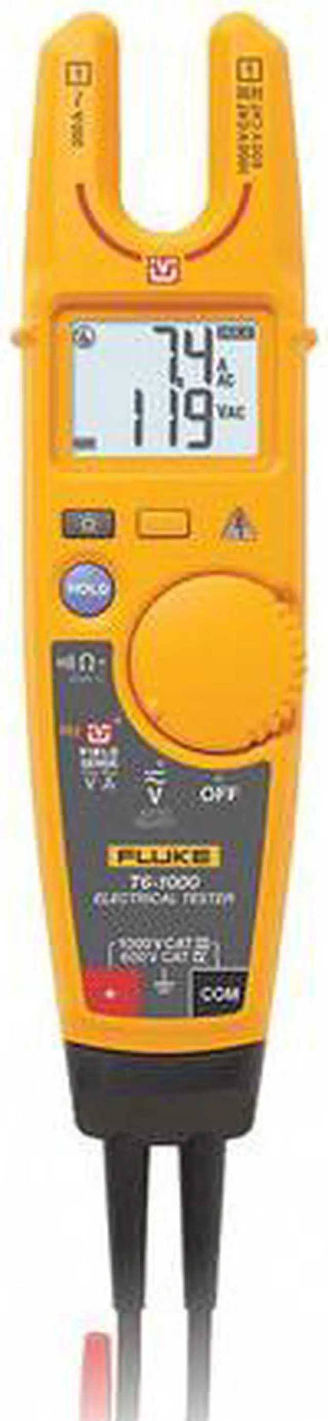 Alt view image 4 of 7 - Fluke - T6-1000 - T6-1000 - Handheld Digital Multimeter, AC Current, AC/DC Voltage, Continuity, Frequency, Resistance, 3.5