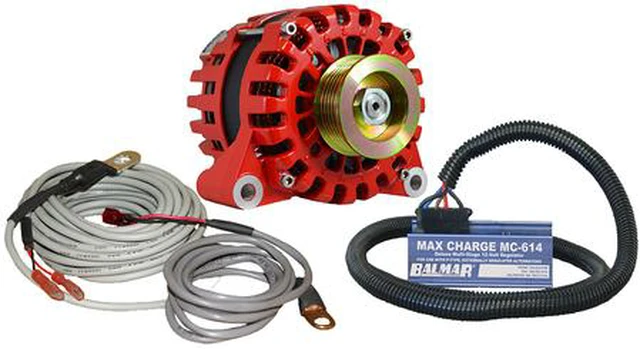 Alt view image 3 of 5 - BALMAR ALTERNATOR 170 AMP KIT 12 VOLT VORTEC
