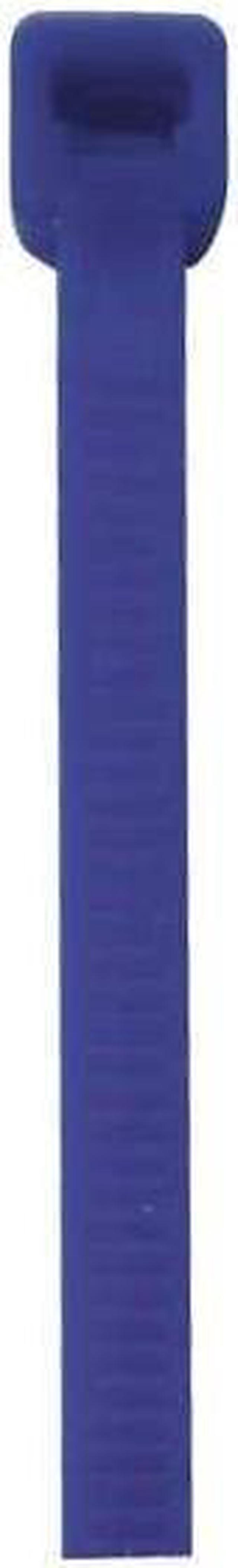 Alt view image 2 of 3 - POWER FIRST 36J224 Cable Tie, 8 in L, 1-15/16 in Max Bundle Dia., Blue, Nylon