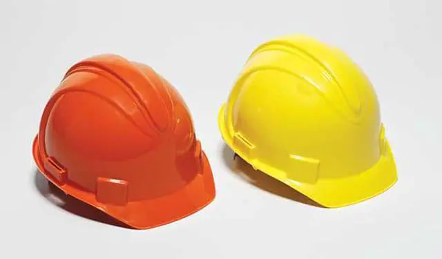 Alt view image 5 of 7 - Hard Hat, FrtBrim, Slotted, 4Rtcht, Yellow