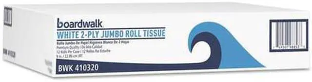 Alt view image 3 of 11 - Boardwalk 410320 Jumbo Roll Bathroom Tissue - 3.2 in. x 525 ft.