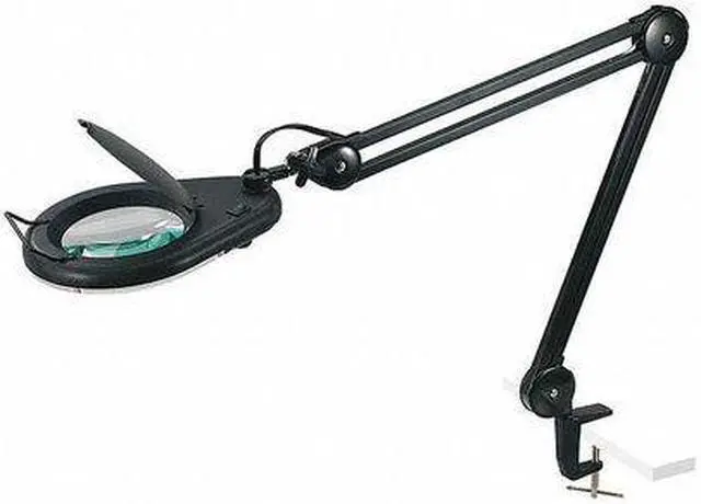 Alt view image 4 of 7 - Lorell Magnifier Lamp 22-Watt Bulb 5-1/10"Wx5-1/10"Lx33"H Black 99957