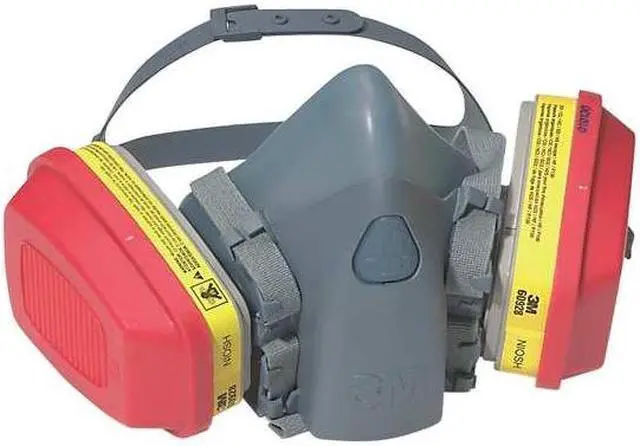 Alt view image 7 of 7 - 3M 7501 Half Mask Respirator, 7500, Not Rated, Bayonet, Size S 0 Cartridges