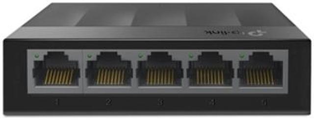 Alt view image 15 of 20 - TP-Link Litewave 5 Port Gigabit Ethernet Switch | Desktop Ethernet Splitter | Plastic Case | Unshielded Network Switch | Plug & Play | Fanless Quiet | Unmanaged (LS1005G)