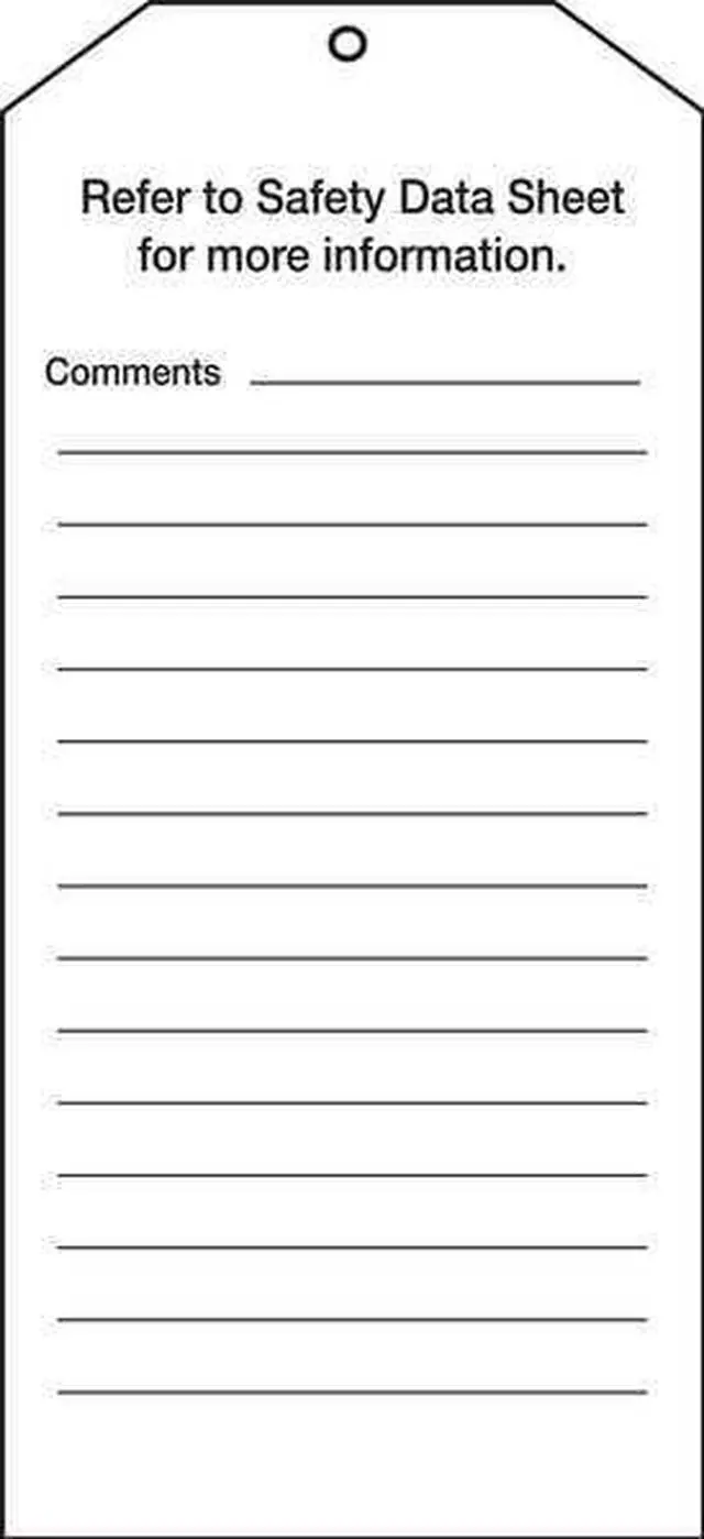 Alt view image 3 of 4 - Accuform GHS Tags, Product Identifier  Cardstock Includes Labels THS401CTM