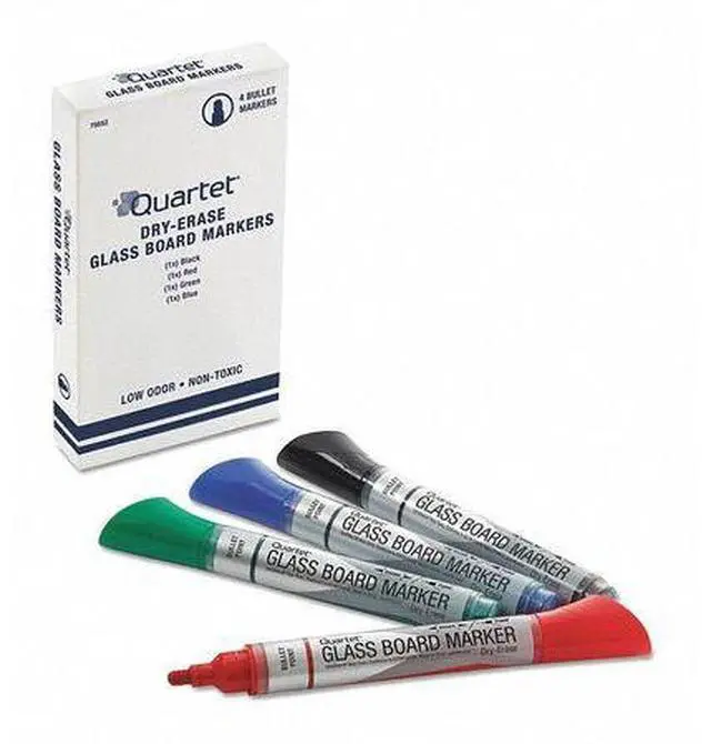 Alt view image 20 of 20 - Quartet Marker,Dry Erase,4/Pk,Ast 79552