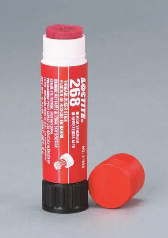 Alt view image 9 of 9 - LOCTITE 826036 Threadlocker, LOCTITE 268, Red, High Strength, Solid, 0.32 oz