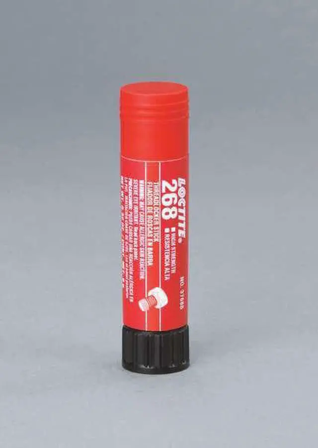 Alt view image 8 of 9 - LOCTITE 826036 Threadlocker, LOCTITE 268, Red, High Strength, Solid, 0.32 oz