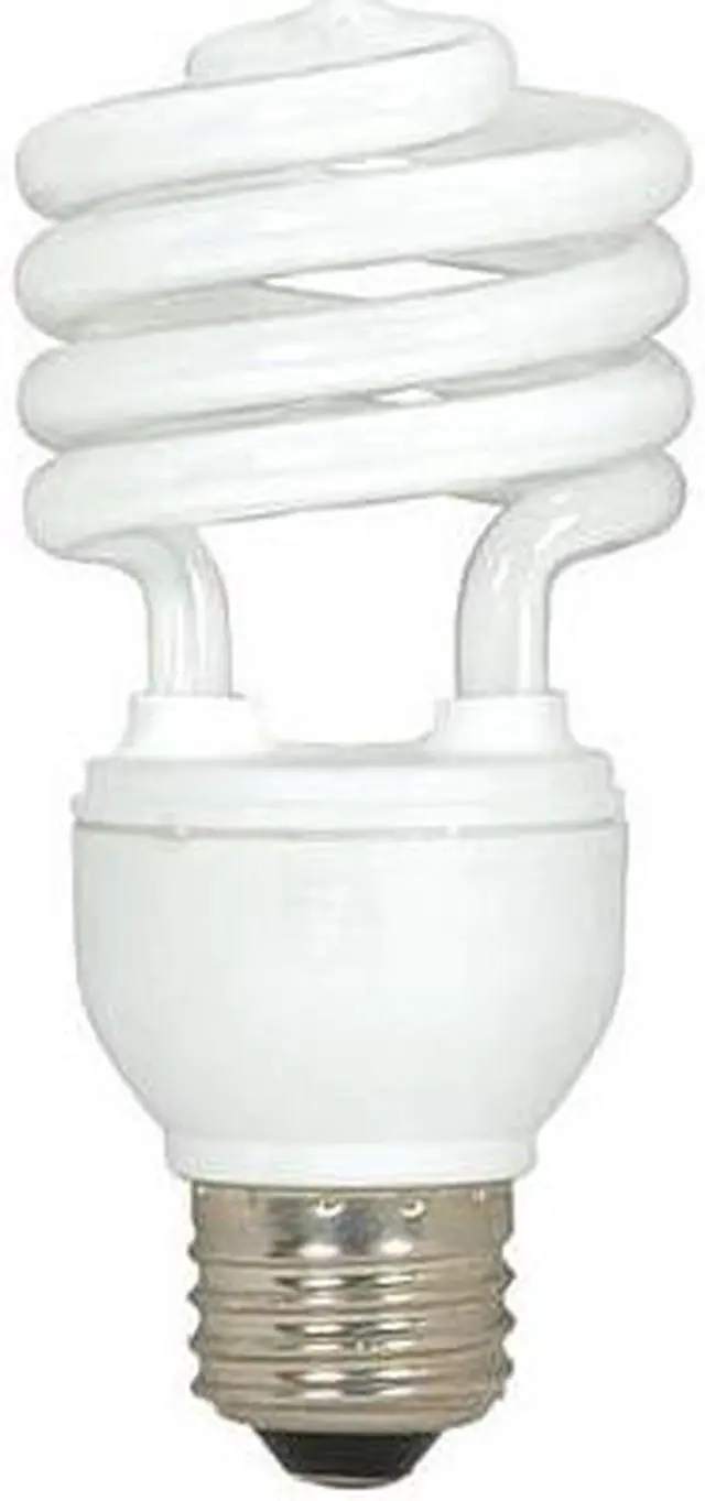 Alt view image 2 of 4 - Satco T2 18-watt Fluorescent Spiral Bulb 3-pack SDNS6271