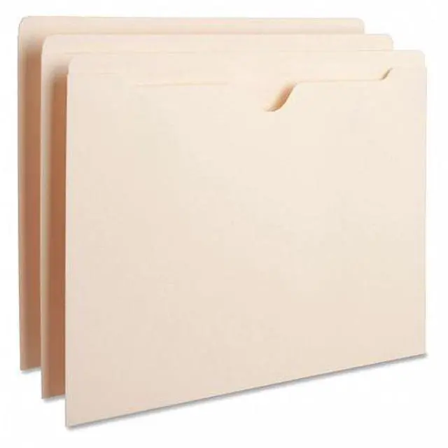 Alt view image 4 of 6 - Business Source File Pocket Straight Cut Tab Flat 50 Cap. Letter 100/BX MLA 65796
