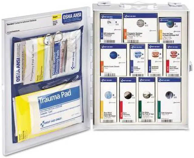 Alt view image 19 of 19 - Smartcompliance Food Service Cabinet W/O Medications For 25 People, 94 Pieces