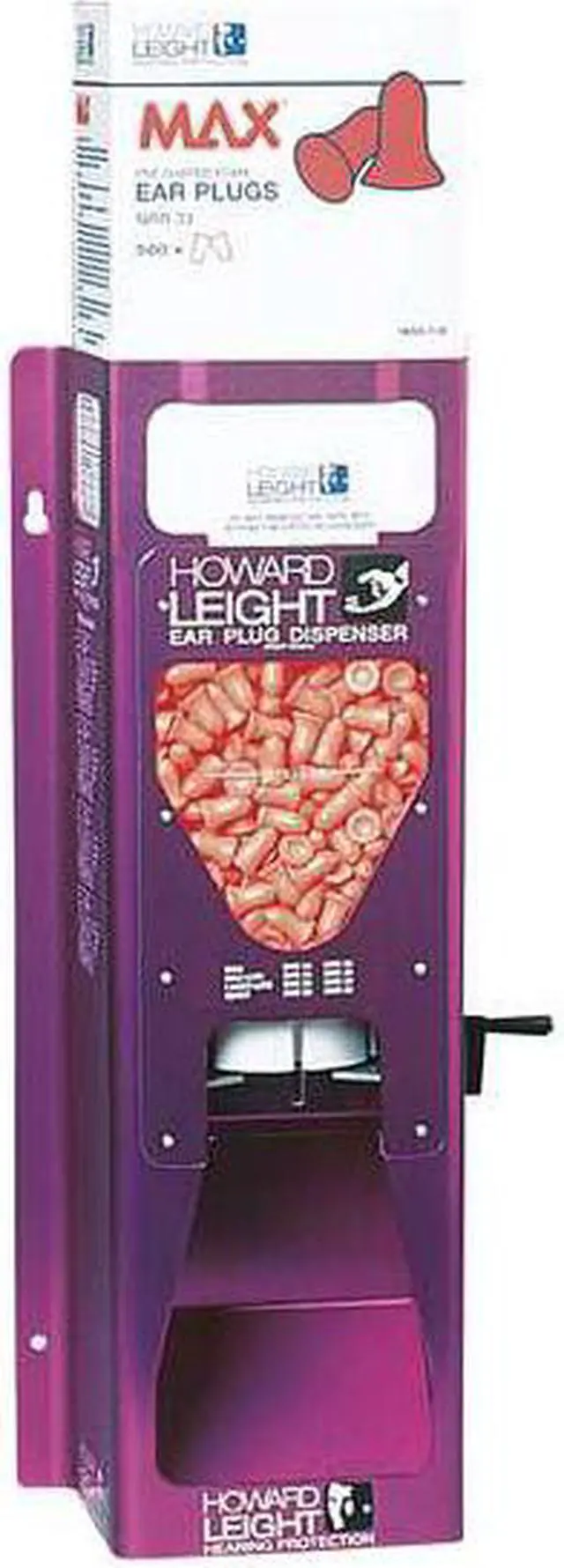 Alt view image 5 of 16 - Howard Leight by Honeywell MAX-1 D Single-Use Earplugs Cordless 33NRR Coral LS 500 Refill HOWMAX1D