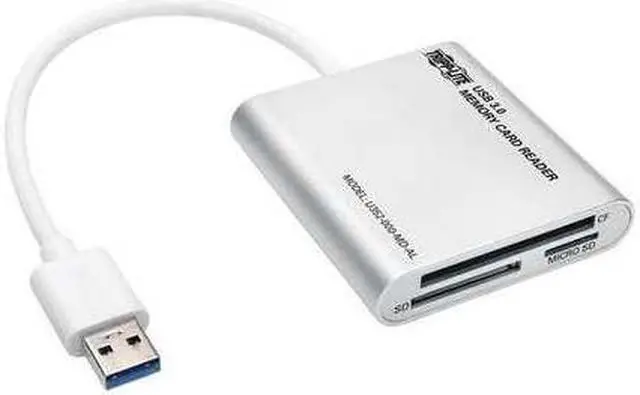 Alt view image 8 of 20 - Tripp Lite U352-000-MD-AL USB 3.0 A (MALE) USB 3.0 SuperSpeed Multi-Drive Memory Card Reader/Writer, Aluminum Case