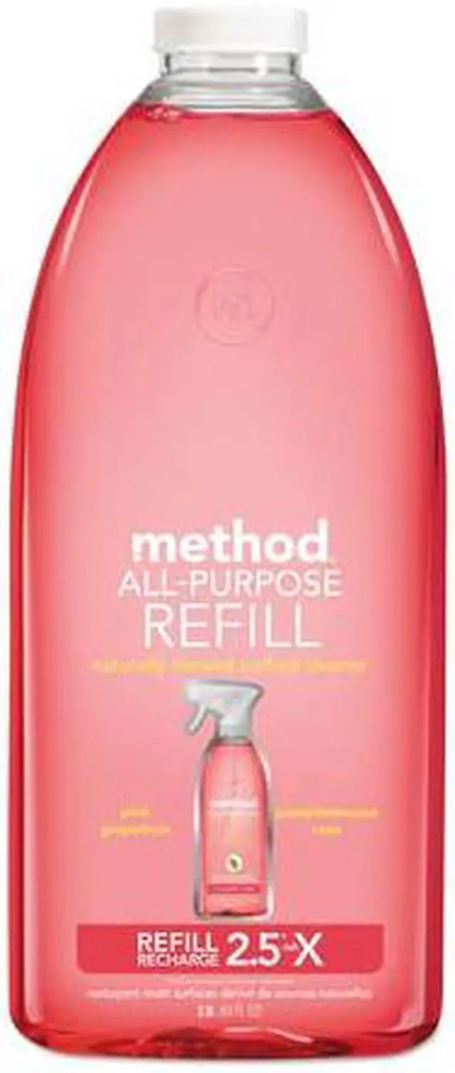 Alt view image 3 of 5 - Method MTH01468 All Surface Cleaner, Grapefruit Scent, 68 oz. Plastic Bottle, 6 / Carton