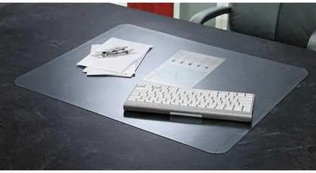 Alt view image 6 of 9 - Artistic KrystalView Desk Pad with Microban Matte 17 x 12 Clear 60740MS