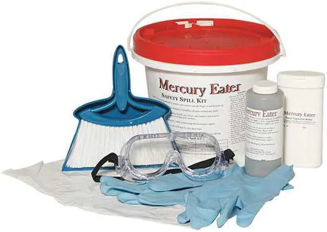 Alt view image 3 of 3 - MERCURY EATER 3900-001 Mercury Spill Kit,128 oz.