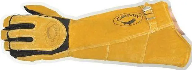 Alt view image 8 of 11 - CAIMAN 1878-5 1878 Welding Gloves, Extended Gauntlet Cuff, Wing Thumb, Premium