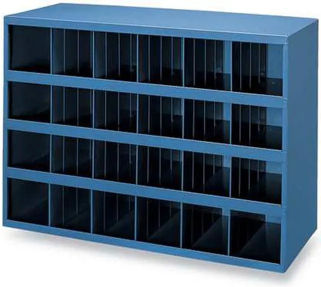 Alt view image 7 of 8 - DURHAM MFG 356-95 Prime Cold Rolled Steel Pigeonhole Bin Unit , 12 in D x 23