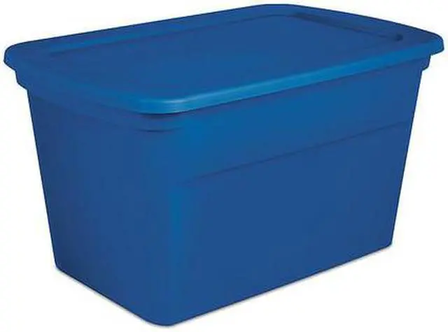 Alt view image 4 of 7 - STERILITE 17361C06 Blue Storage Tote 30 1/2 in x 20 1/4 in x 17 1/8 in H, 1 PK