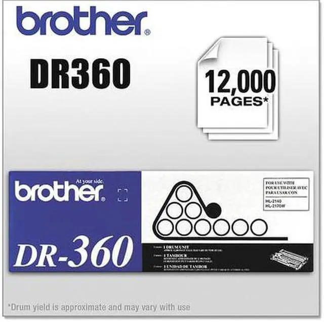 Alt view image 6 of 10 - Brother Replacement Drum Unit (12 000 Yield) DR360