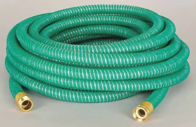 Alt view image 3 of 3 - TUFF GUARD PGH-50-GN 5/8 in ID x 50 ft L Water Hose, Rubber Tube, Green, Brass