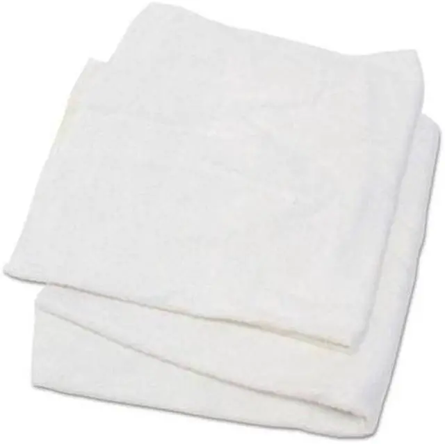 Alt view image 8 of 9 - Hospeco Woven Terry Rags, White, 15 X 17, 25 Lb/Carton 53725