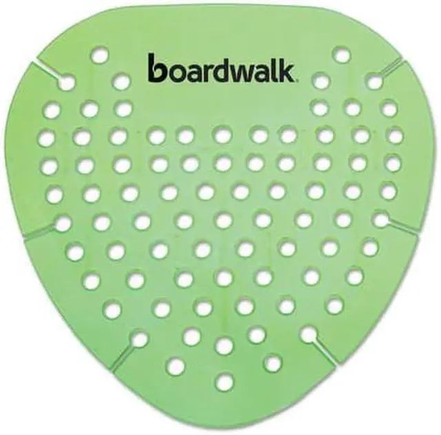 Alt view image 4 of 12 - Boardwalk Gem Urinal Screen Lasts 30 Days Green Herbal Mint Fragrance 12/Box