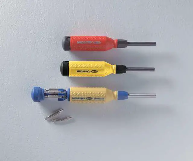 Alt view image 6 of 8 - MEGAPRO 151TP-B Tamperproof 15-in-1 Multi-Bit Screwdriver, 8-1/2", Number of