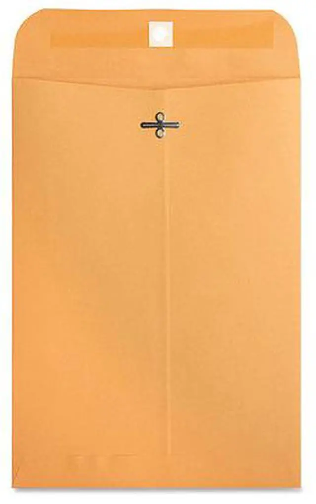 Alt view image 6 of 6 - Clasp Envelopes 28 lb. 7-1/2"x10-1/2" 100/BX Brown Kraft