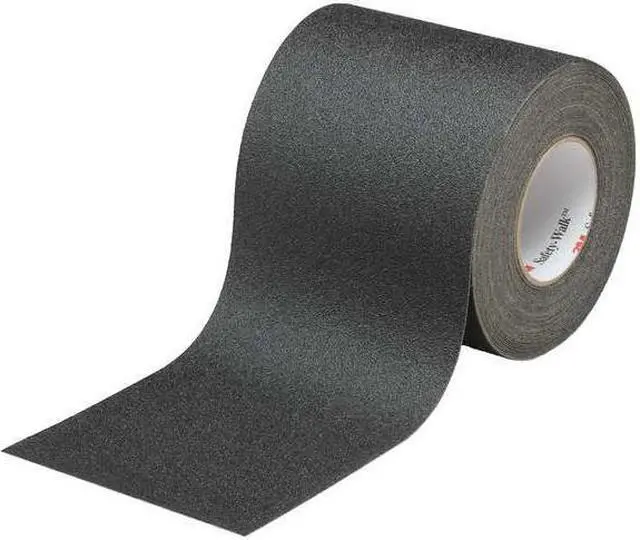 Alt view image 2 of 2 - 3M 610 Anti-Slip Tape Mineral Coated 60 Grit Size, Black, 4" W x 60 ft. L, 2.3