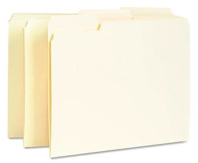 Alt view image 6 of 8 - Business Source Interior File Folders 1/3 Cut Assorted Letter 100/BX Manila 65775