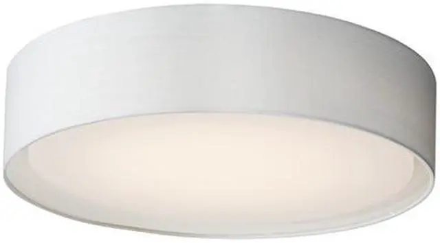 Alt view image 2 of 3 - Maxim 10222WL 20 in. Prime LED Flush Mount Ceiling Light, White Linen