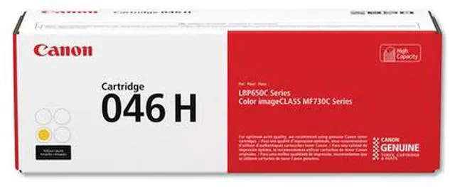 Alt view image 4 of 10 - Canon 046 H High Yield Toner Cartridge - Yellow