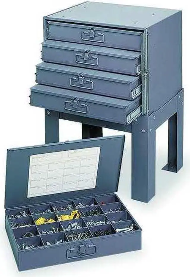Alt view image 3 of 7 - DURHAM MFG 115-95-D568 Steel, 12 compartments, 12 1/2 in D x 3 1/8 in H x 18