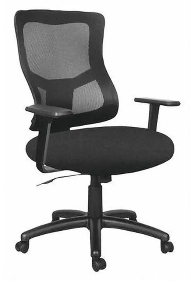 Alt view image 4 of 20 - Alera ALEELT4214F Elusion II Series Mesh Mid-Back Swivel/Tilt Chair with Adjustable Arms